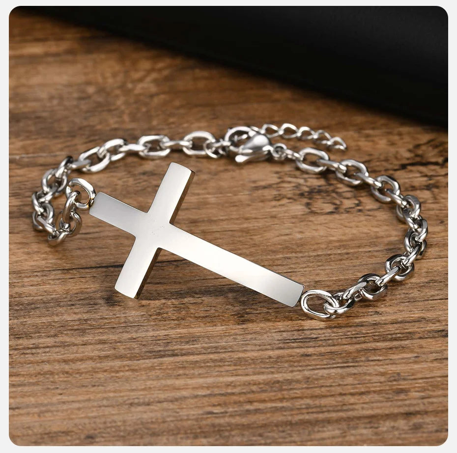 Cross Bracelet – Premium 316L Stainless Steel