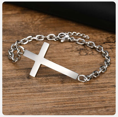 Cross Bracelet – Premium 316L Stainless Steel