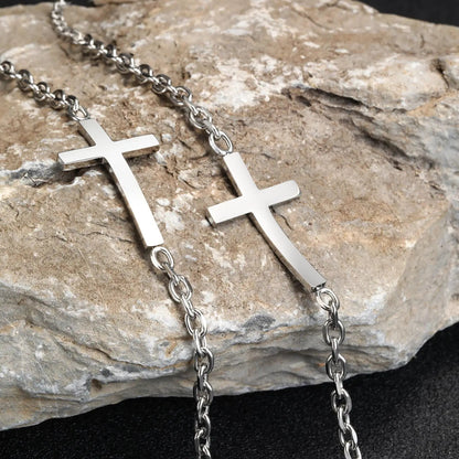 Cross Bracelet – Premium 316L Stainless Steel