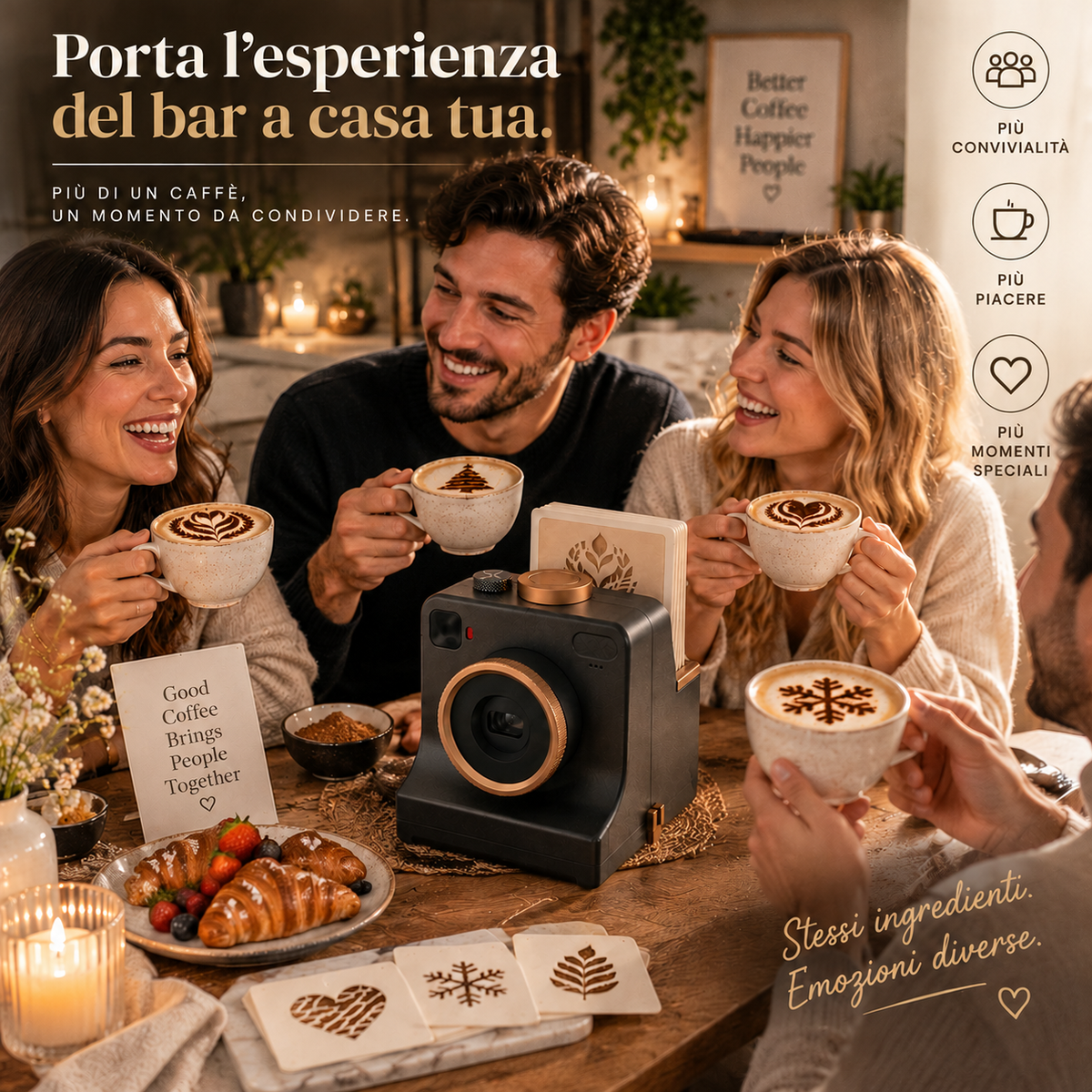 Norivy™ Schiumì d’Autore – La latte art da bar in un clic ☕
