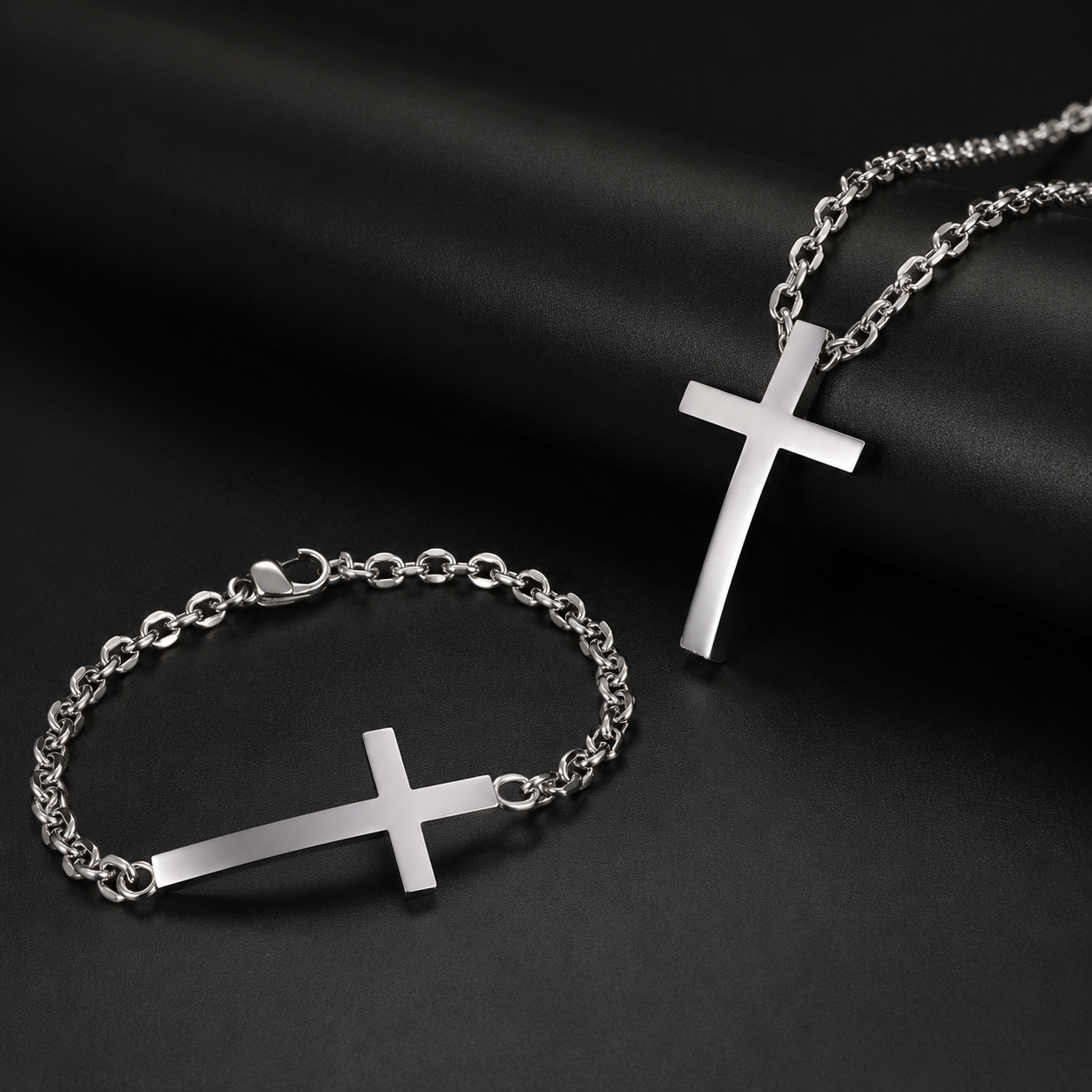 Cross Chain – Premium 316L Stainless Steel