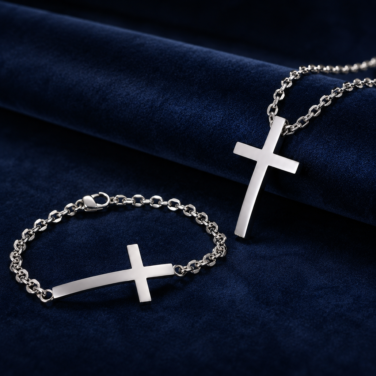 Cross Bracelet – Premium 316L Stainless Steel