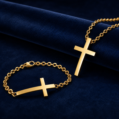 Cross Bracelet – Premium 316L Stainless Steel