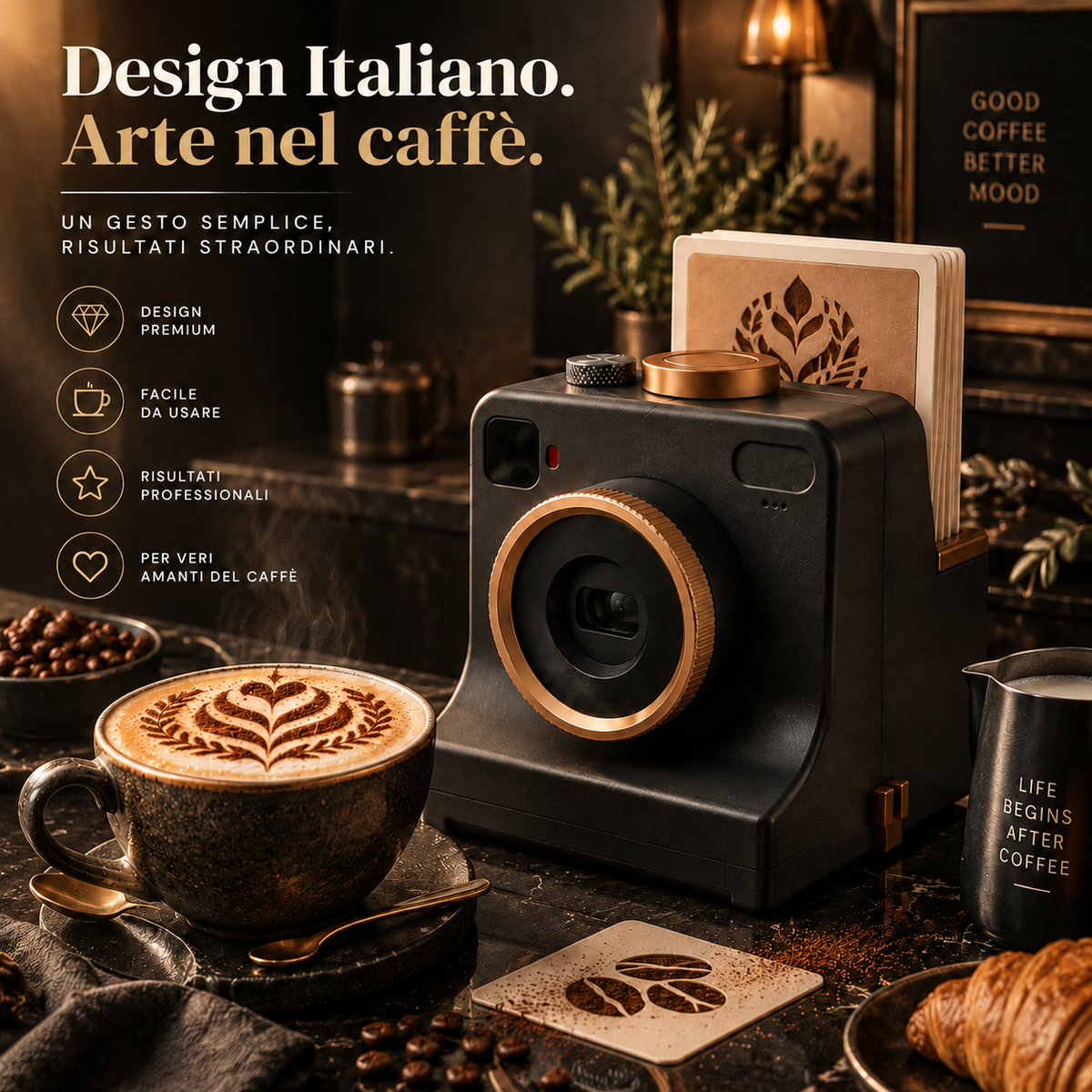 Norivy™ Schiumì d’Autore – La latte art da bar in un clic ☕