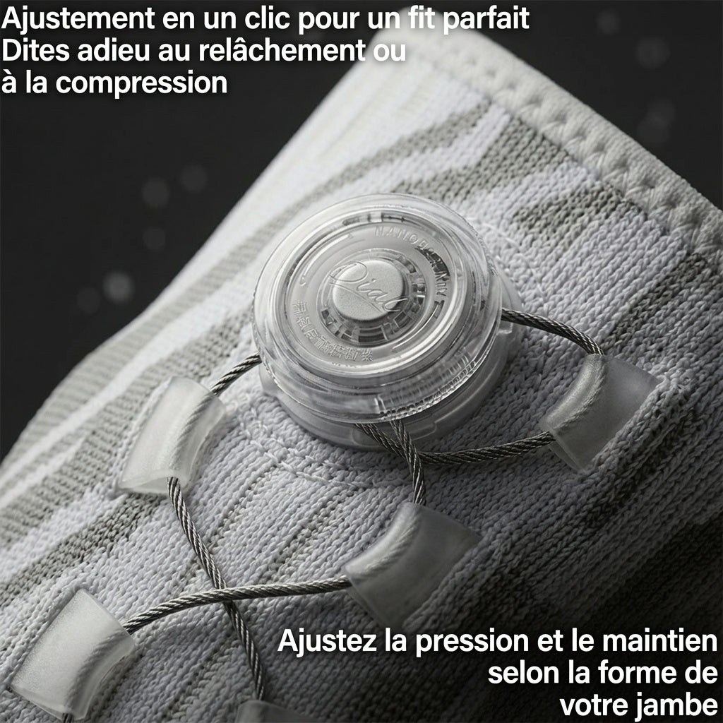Genouillère Réglable à Molette — Maintien Sur-Mesure
