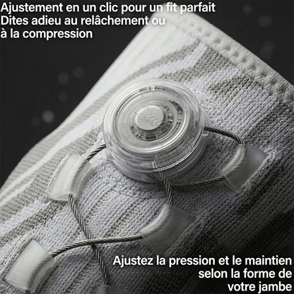 Genouillère Réglable à Molette — Maintien Sur-Mesure