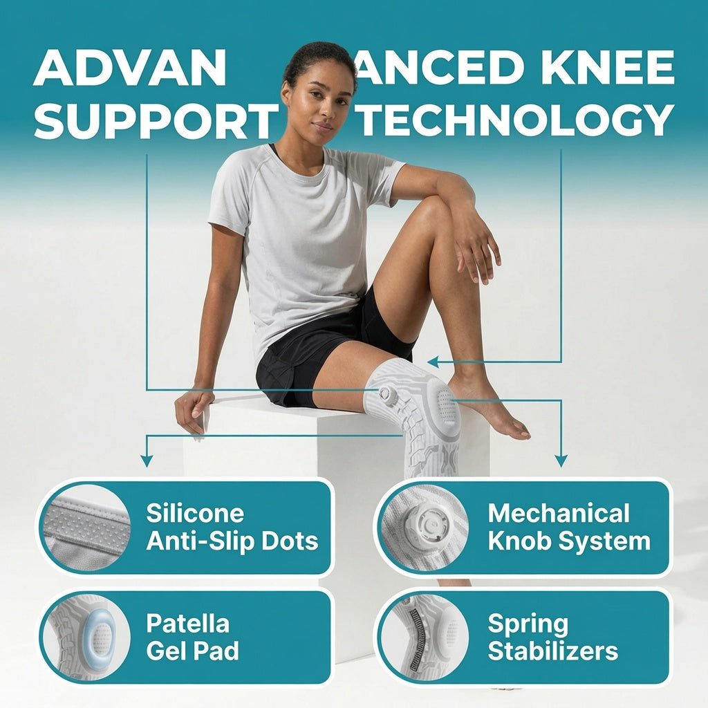 Adjustable Knee Brace – Dial-In Knob System for Your Perfect Fit