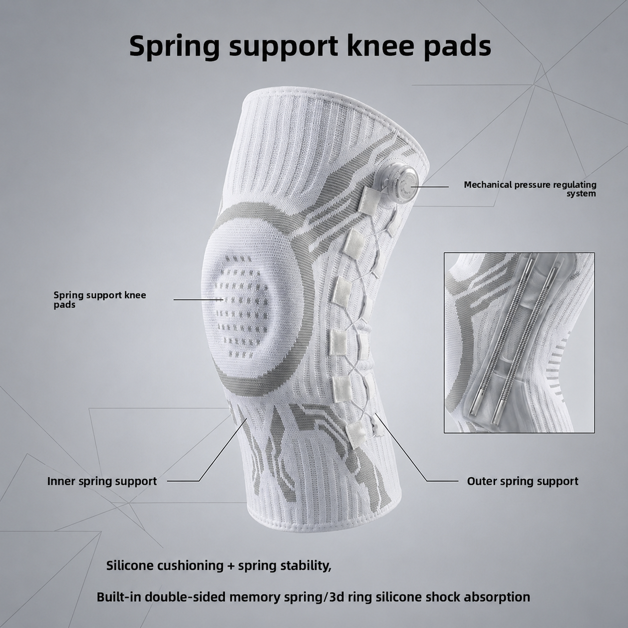 Adjustable Knee Brace – Dial-In Knob System for Your Perfect Fit