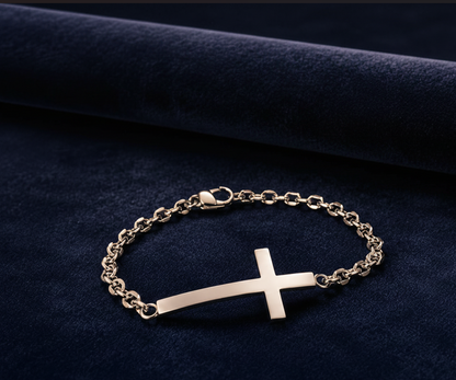 Cross Bracelet – Premium 316L Stainless Steel
