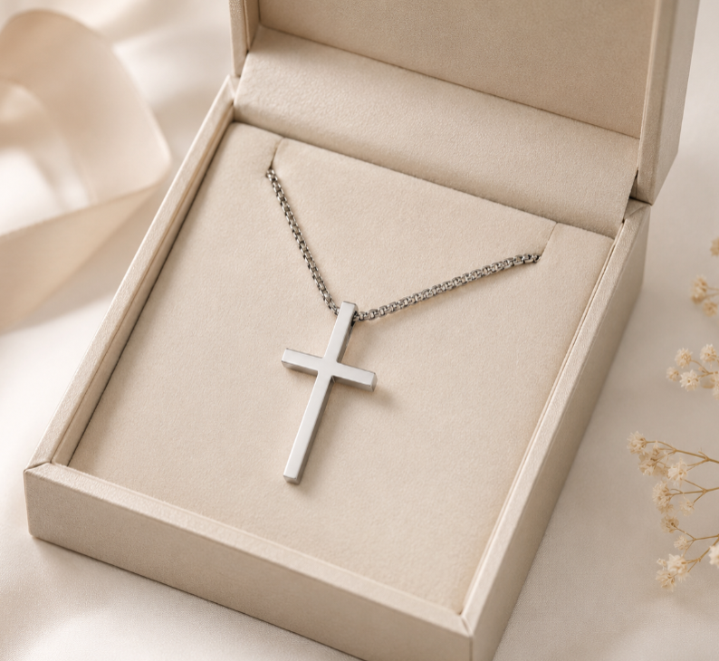 Cross Chain – Premium 316L Stainless Steel