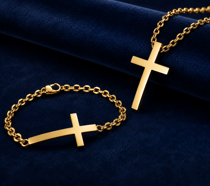Cross Chain – Premium 316L Stainless Steel