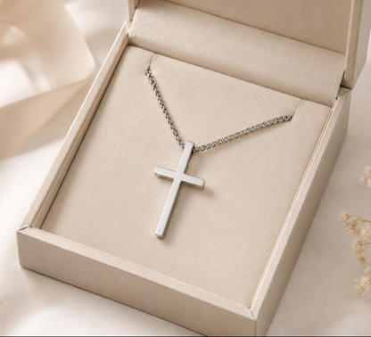 Cross Chain – Premium 316L Stainless Steel